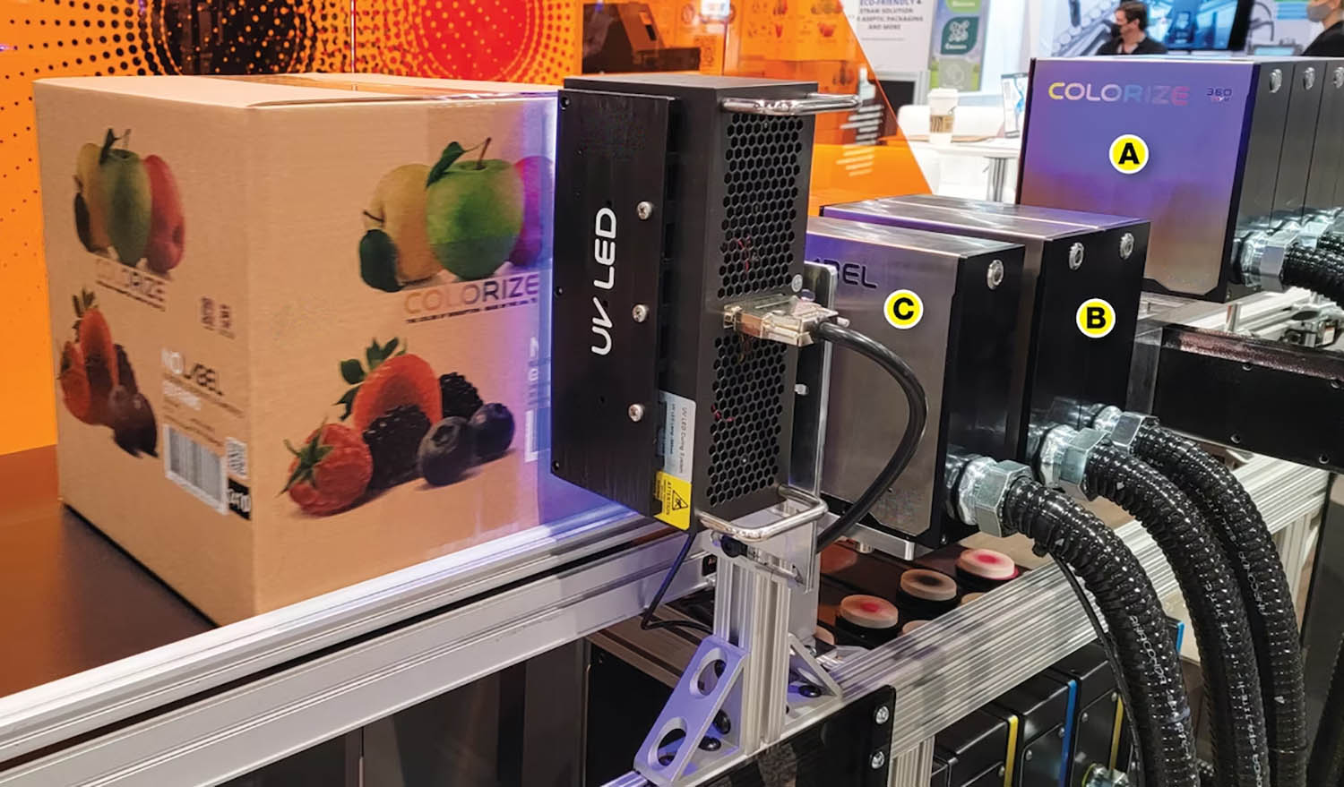 Technologie de séchage UV LED pour l'impression d'étiquettes de fruits